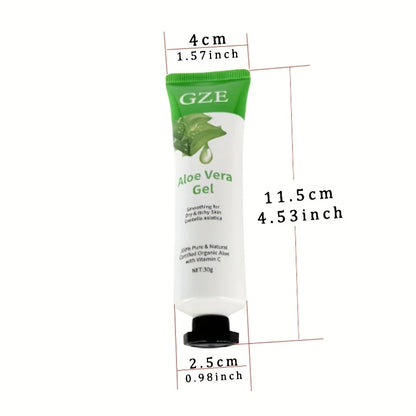 GZE 99% Aloe Soothing Gel Premium Nature Pure Aloe Vera Gel - For Face & Dry Skin, Aloe Vera Gel Sunburn Relief,Skin Moisturizer
