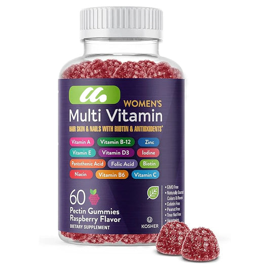 12-in-1 Multivitamin with Biotin & Antioxidants | Women's Hair, Skin, Nail & Immune Support