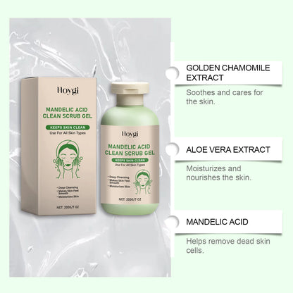 200g Exfoliating Gel Body Scruber Gentle Physical Deep Cleansing Exfoliation Moisturizing for Woman Getting Smoother Skin
