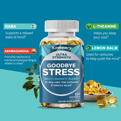 Xemenry | GABA L-Theanine Capsules | Stress Mood Relief