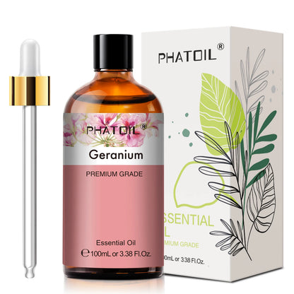 PHATOIL 100ml Natural Essential Oil For Skin Aromatherapy Diffuser Eucalyptus Lavender Vanilla Rose Fragrance Essential Oils