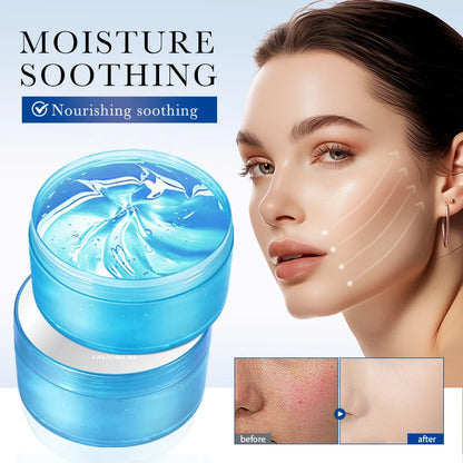 Collagen Moisturizing Gel For Face & Body, After Sun Aloe Vera Lotion Non-sticky Fast Absorb Deep Hydrating Face Moisturizer