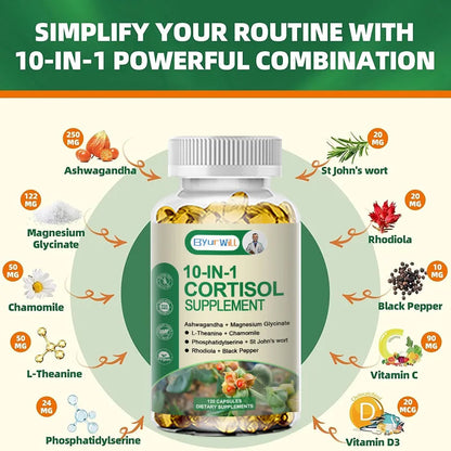 Byur Will | Ashwagandha Cortisol Supplement | Relaxation & Night Support for Men & Women