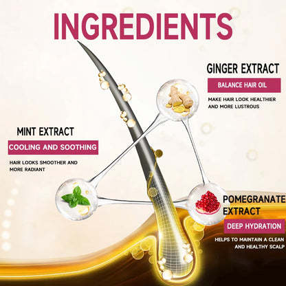 Pomegranate Conditioner,Moisturizing,Softens Glosses Hair,Repair & Nourish Hair Conditioner - Deep Moisturizing, Frizz Control
