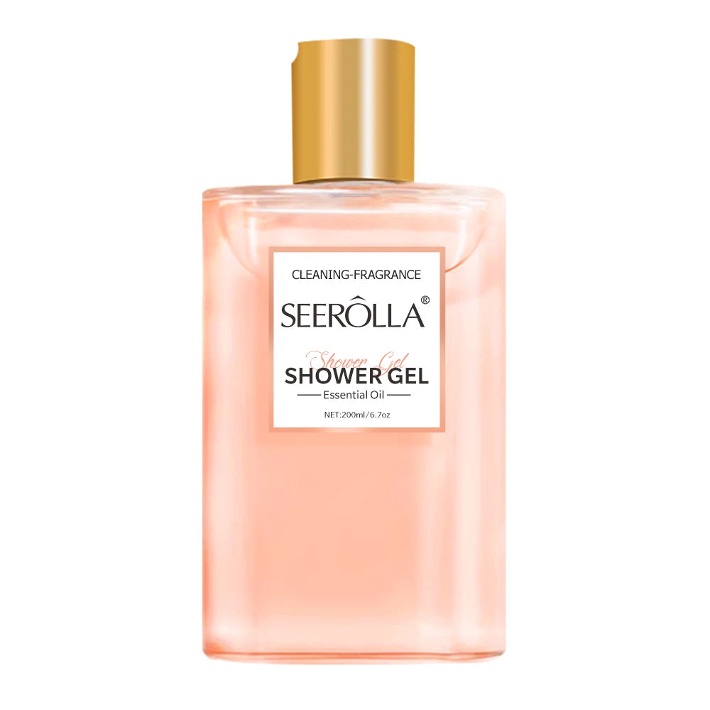 200ML fragrance citrus body shower gel moisturizing deep cleansing long-lasting fragrance rich foam