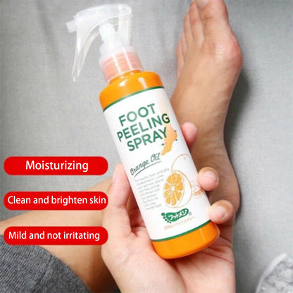 100ML Foot Peeling Spray Nourish Moisturizing Elbow Exfoliating Essence Dead Skin Remover Pedicure Foot Care Tool