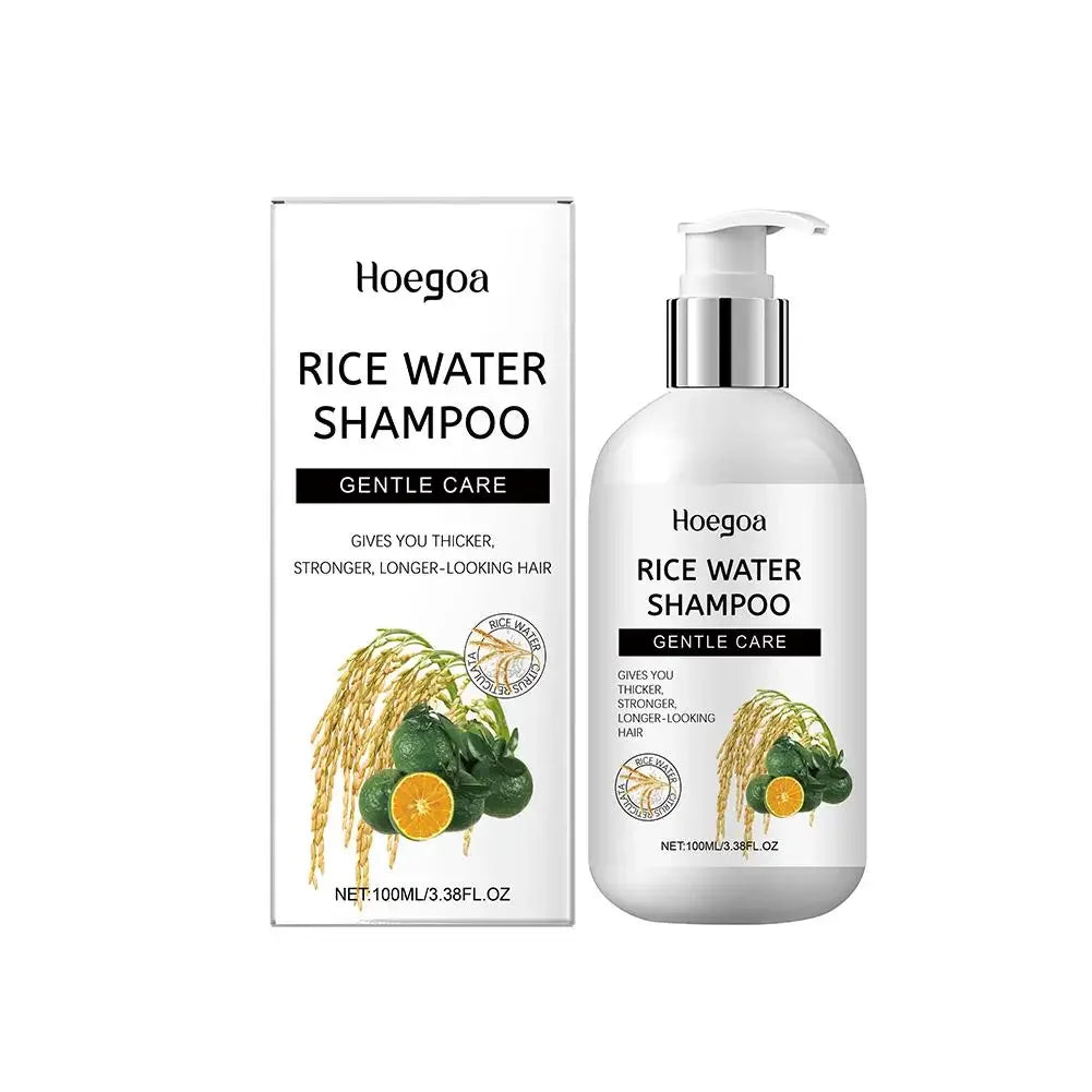 100ml Rice Water Shampoo Conditioner And Hair Spray And Smooth Scalp Hair ﻿ Nourishing Moisturizing Cleaning ﻿ U4P2