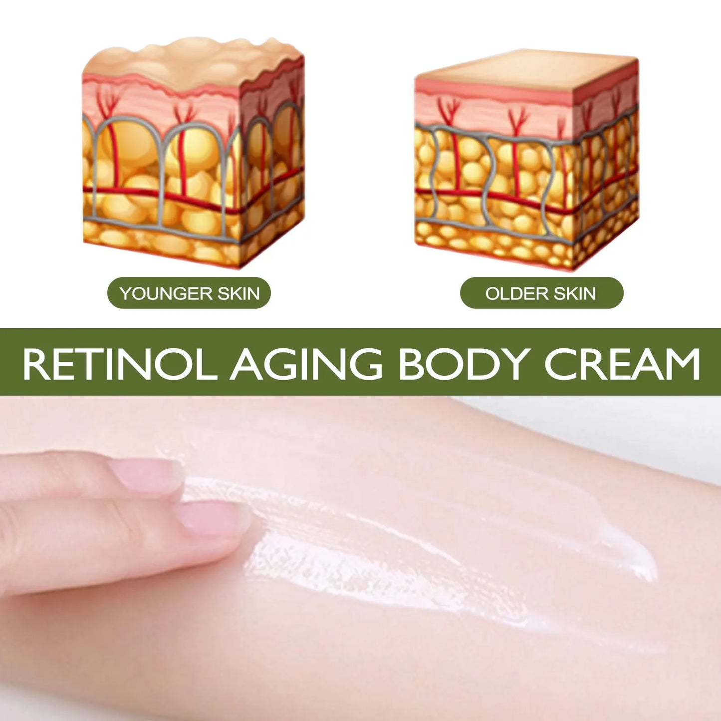 Anti Cellulite Body Lotion Improve Sagging Anti-aging Shaping Soften Lightening Fine Lines Moisturizing Body Tightening Cream