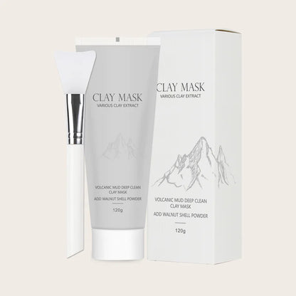 KOEC Kaolin Clay Facial Mask | Deep Cleansing, Blackhead Removal & Pore Tightening | Moisturizing & Anti-Aging Treatment | 75ml