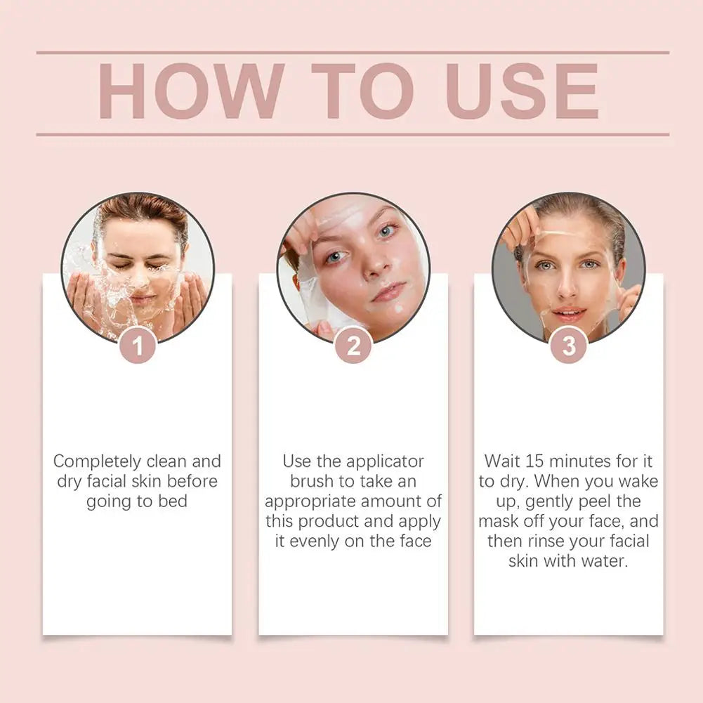 Collagen Peel Off Mask Face Deep Cleansing Moisturizing Shrink Pores Oil-Control Hydrating Facial Mask Beauty Health Skin Care