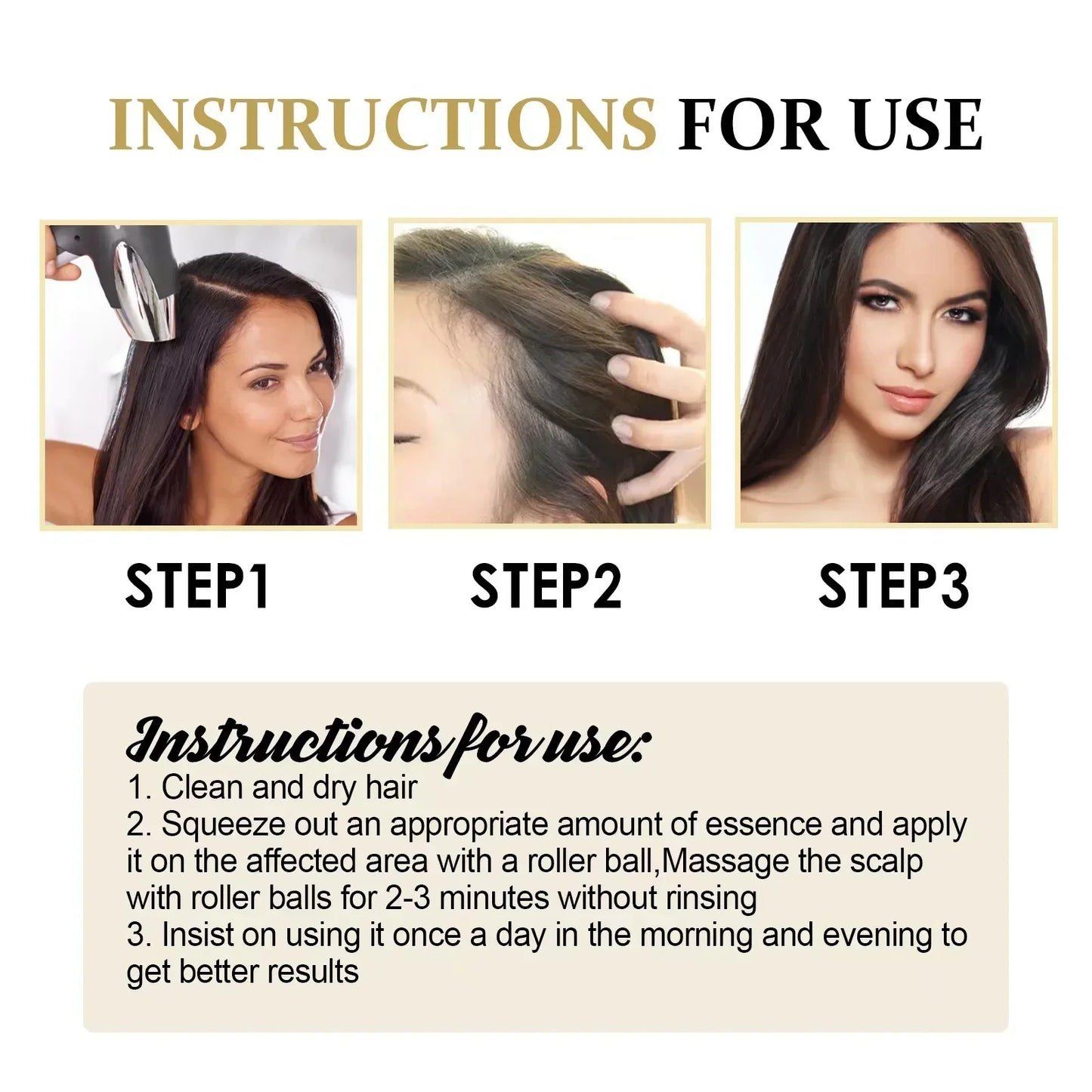 2 Daily Use Hair Serum for Strengthening Roots and Supporting Fuller Maintaining Hair Balance Healthier Hair Oil