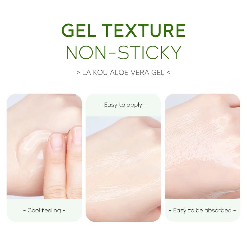 Laikou | 96% Aloe Vera gel | Repairing, Soothing & Softening