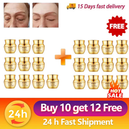 MAZO | Snail Essence Eye Cream | Anti-Aging, Anti-Wrinkle, Firming, Moisturizing, Brightening, Lifting, Repair, Instant Effect, Nourishing & Rejuvenating