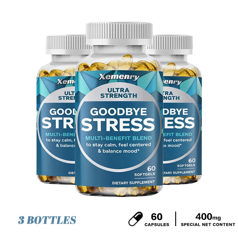 Xemenry | GABA L-Theanine Capsules | Stress Relief & Mood Balance Support