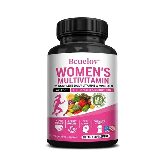 Bcuelov | ACEDK & B-Complex Multivitamin | Women's Daily Health & Energy Support