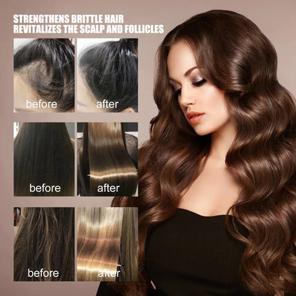 EELHOE Damaged Hair Repairing Conditioner Black Castor Oil for Silky Smoothing Hair Dry Frizzy Treatment Straighten Soft Restore