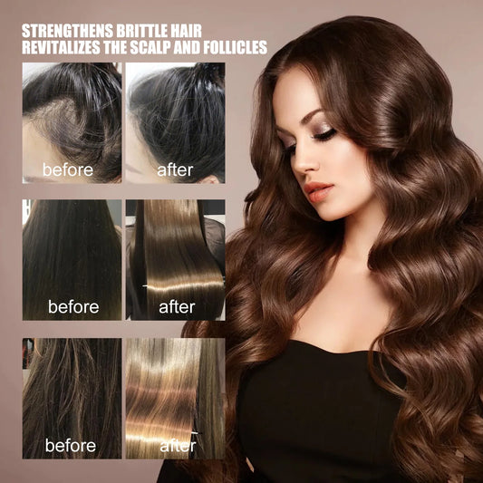 EELHOE Damaged Hair Repairing Conditioner Black Castor Oil for Silky Smoothing Hair Dry Frizzy Treatment Straighten Soft Restore