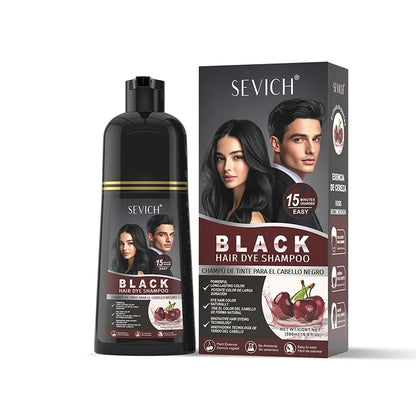 500ml Rosemary Gray Hair Dye Shampoo Hair Instant Coloring Cover Shampoo Men Women Nourish Hair Quick Blackening Plant Shampoo