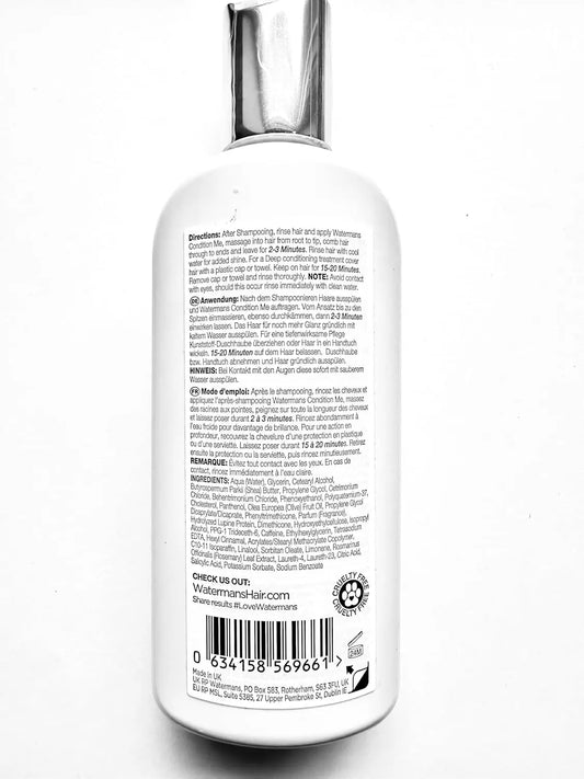 Watermans Hair Growth Conditioner – 250ml Salon Shine, Anti-Frizz & Hydrating Care for Dry Hair
