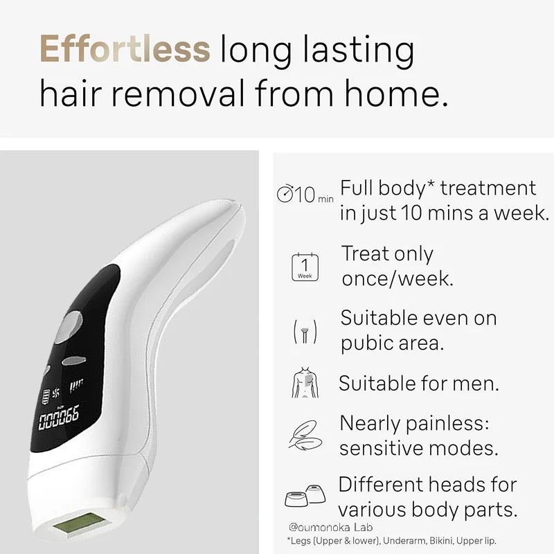 New Permanent IPL laser Hair Remover | Facial Hair Laser Epilator
