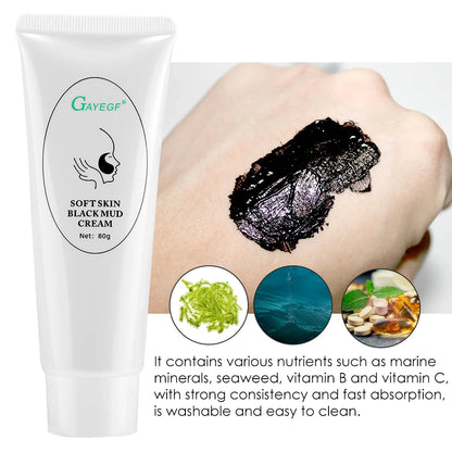GAYEGF Carbon Gel Black Face Mask Cream | Deep Cleansing, Whitening & Skin Rejuvenation | Laser-Support Nano Toner Formula | 80g