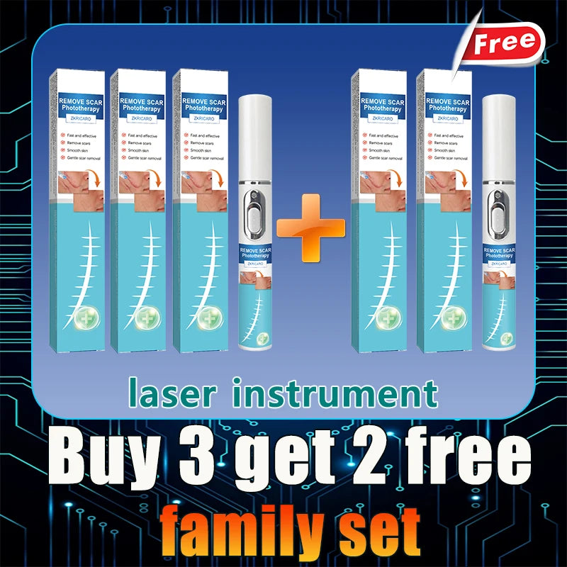 Magic scar removal tool, removes scars, burns, stretch marks, acne marks and other scars