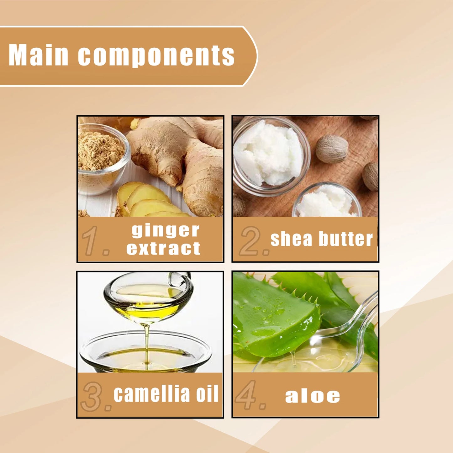 Ginger Hair Care Shampoo Gentle Soft Hair Soap Helps Ensure Nourished and Healthy Hair