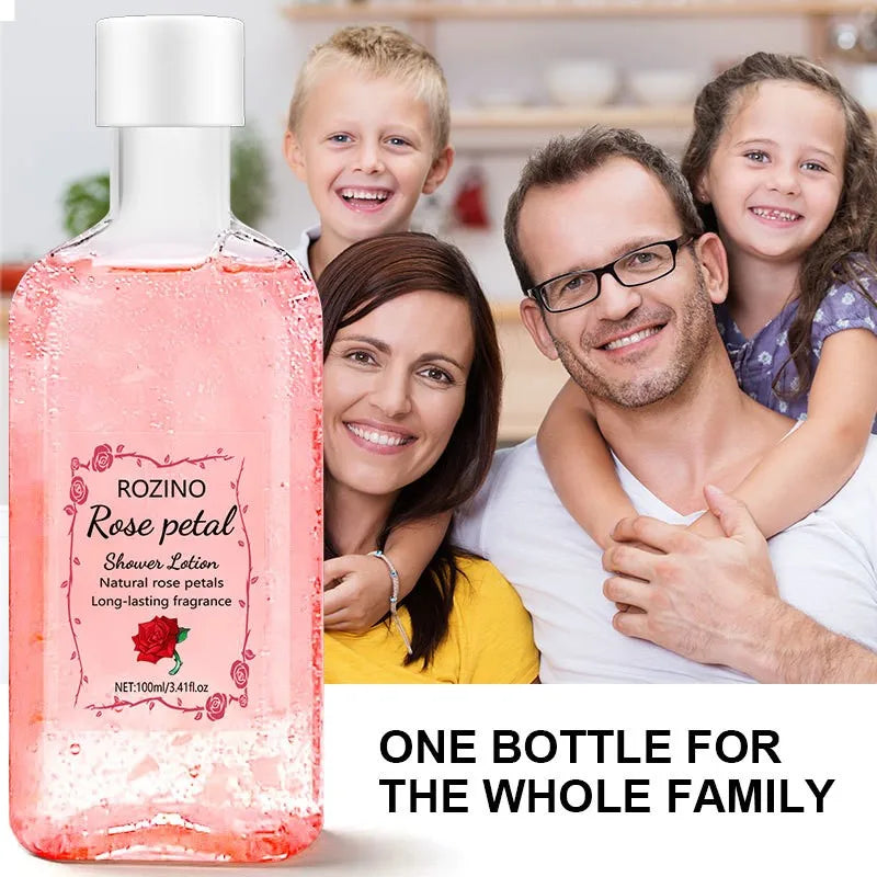 Rose Body Wash Lasting Fragrance Foam Thick Cleaning Power Strong Moisturizing Brightening Improving Rough Tender Skin