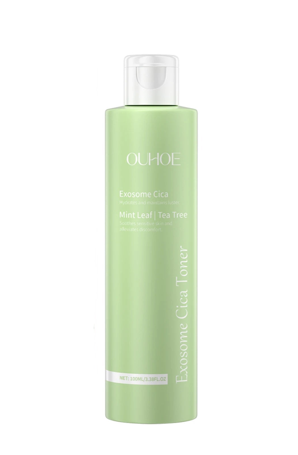 Ouhoe | Exosome Cica, Mint Leaf & Tea Tree Toner | Soothing, Refreshing & Clarifying Care