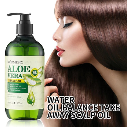 Aloe Vera shampoo 500ml | Deep Cleansing, Moisturizing & Long-Lasting Oil Control