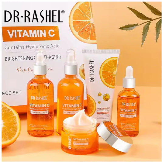 Dr-Rashel | Vitamin C Skincare Set | Brightening, Hydrating & Anti-Aging Care