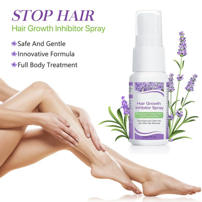 Permanant Hair Growth Removal Inhibitor Spray Beard Bikini Intimate Legs Body Armpit Painless Facial Stop Hair