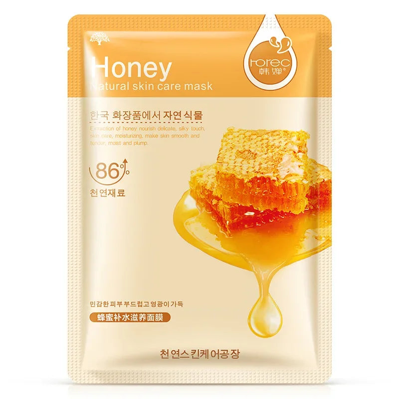 Bioaqua | Collagen & Plant Extract facial masks | Moisturizing, Nourishing & Skin Revitalizing