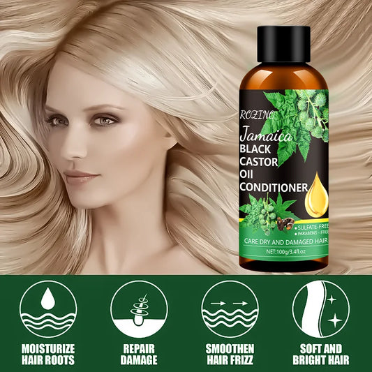 Jamaica Black Castor Hair Conditioner Contain Black Castor Essence, Which Can Fix Hair, Make It Smooth, Dry And