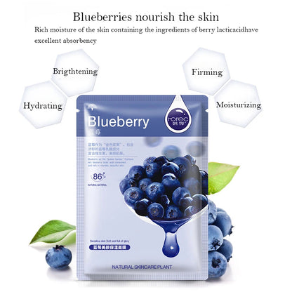 Fresh Fruit Facial Masks | Korean Skincare for Moisturizing, Firming & Hydrating | Sheet Mask Set for Healthy, Glowing Skin|30pcs