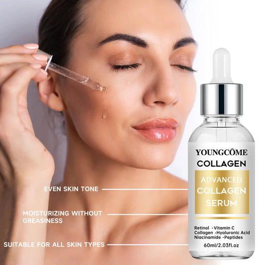 YOUNGCÔME | Collagen & Silk Protein | Anti-Aging, Firming, Hydrating Serum | 60ml