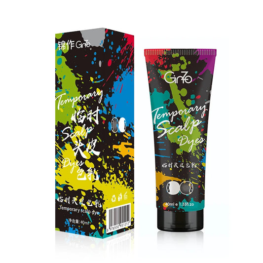 GINZO Hair Concealer – 40ml Waterproof Scalp Dye for Baldness & Thinning Hair Coverage (Black)