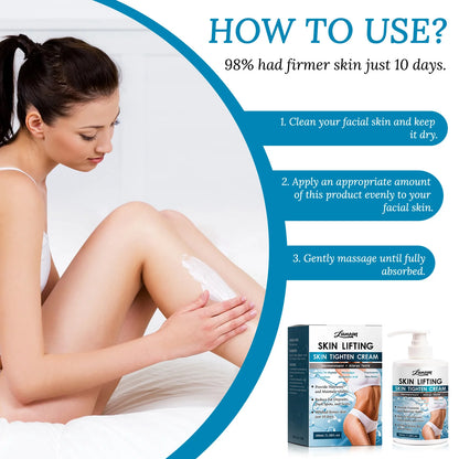 Tightening Body Lotion Cream Lifting Firming Skin Anti Dryness Brightening Collagen Improve Sagging Reduce Knee Thigh Melanin