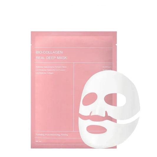 Bio Collagen Face Mask – 1/2/5/10pcs Deep Hydration & Firming Gel Mask for Moisturizing & Brightening