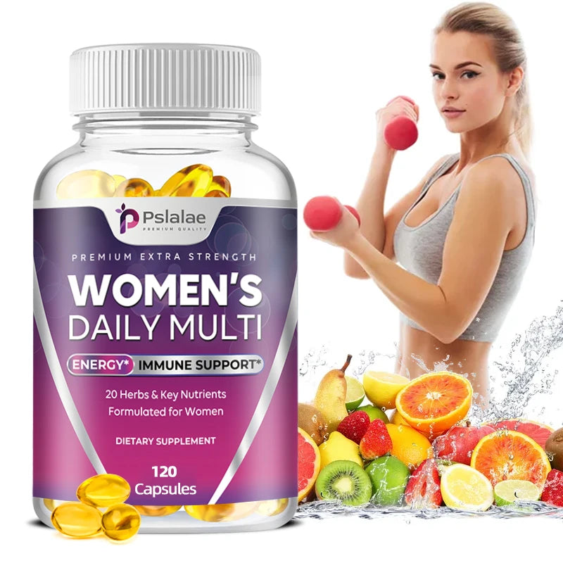 Pslalae | Women's Daily Multi | Energy & Immune Support