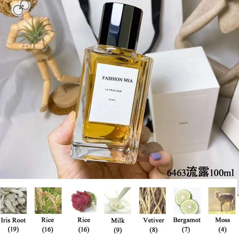 100ml High Quality Brand Men Perfume Long Lasting Fragrance Floral Woody Body Spray Cologne Unisex Perfume Deodorants Gifts