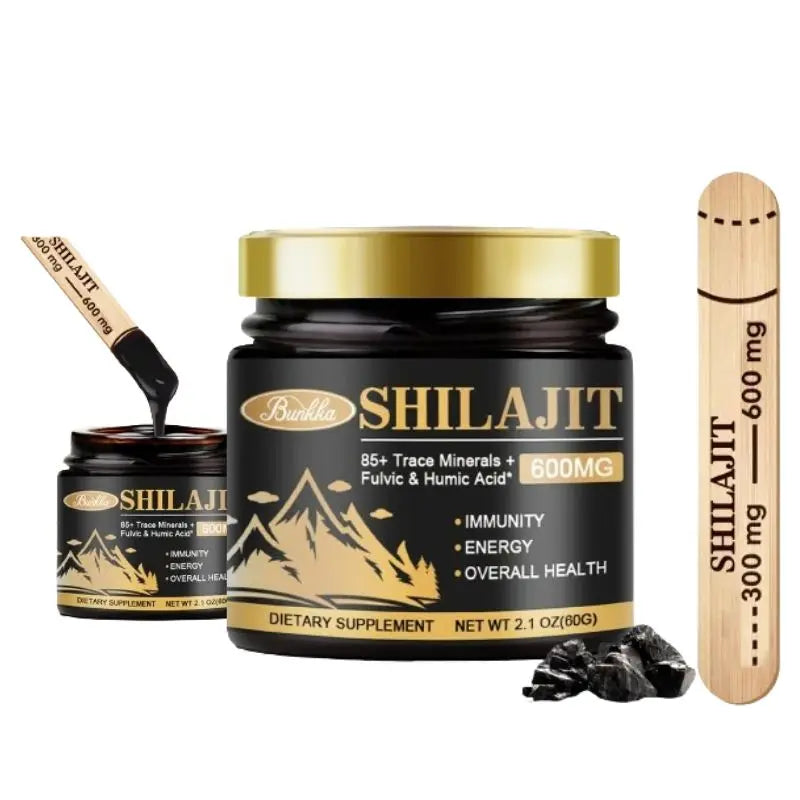 Bulla | Original Himalayan Shilajit Resin 600mg | Energy, Immunity, Hormone Balance, Skin & Overall Health | 60g