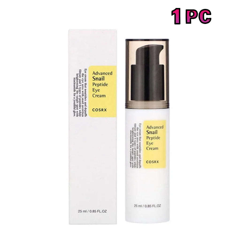 Advanced Snail Peptide Eye Cream | Fade Fine Lines, Anti-Wrinkle, Dark Circle & Eye Bag Removal, Under-Eye Skin Care