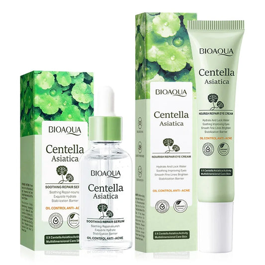 BIOAQUA | Centella Asiatica Skin Care Set | Moisturizing & Eye Care