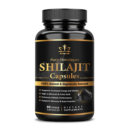 SNGHWE | Pure Himalayan ShilajitCapsules | Energy, Strength & Immunity Support