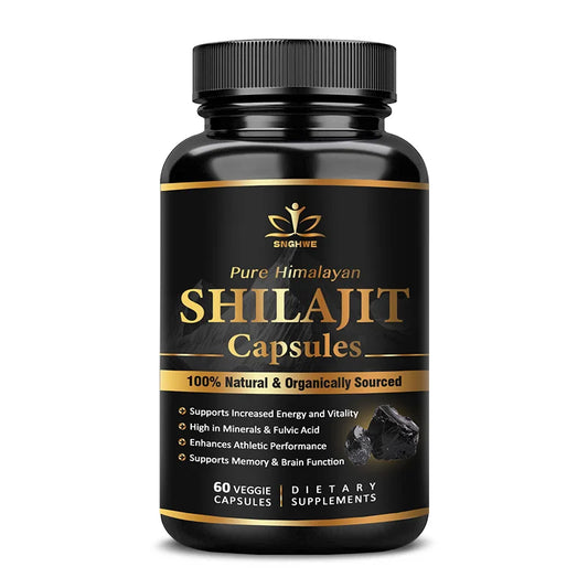 SNGHWE | Pure Himalayan ShilajitCapsules | Energy, Strength & Immunity Support