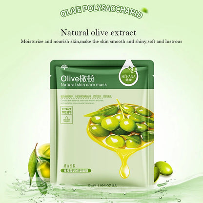 Fresh Fruit Facial Masks | Korean Skincare for Moisturizing, Firming & Hydrating | Sheet Mask Set for Healthy, Glowing Skin|30pcs