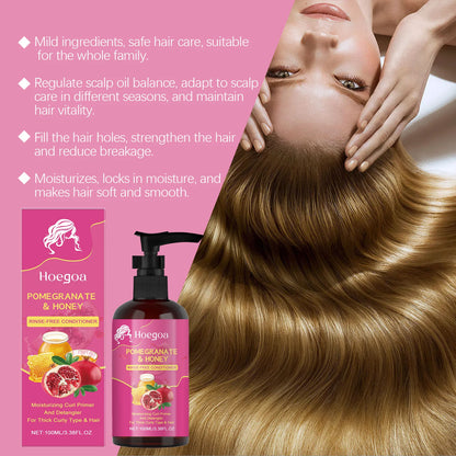 Nourish Leave-In Conditioner 72-Hour Silky Touch Toughness Reinforced Reduce Hair Breakage Prevent Split Ends Smooth Conditioner