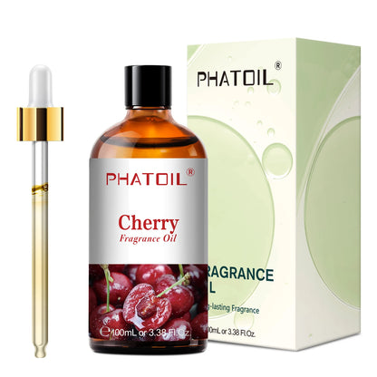 PHATOIL 100ml Aromatherapy Fragrance Oil Coconut & Vanilla Strawberry Cherry 2PCS/1PCS Aroma Oils For Diffuser Candle Making