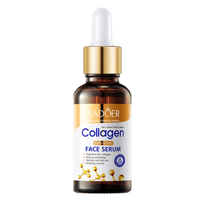 SADOER Collagen Face Serum | Anti-Aging, Moisturizing & Firming Facial Essence | Replenishes Collagen for Plump, Smooth Skin | 1/2/3pcs
